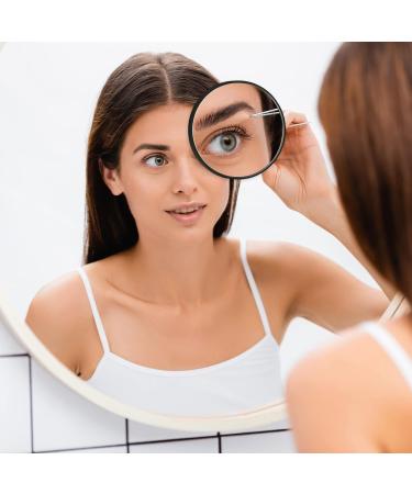 Funtopia 20X/10X Magnifying Mirror and Tweezers Kit with Compact Design - Perfect for Makeup, Eyebrow Tweezing, and Blemish Removal - Includes 2 Suction Cups - Travel-Friendly (3.5 Inch Black) - Buy Online on SooperMarket.com