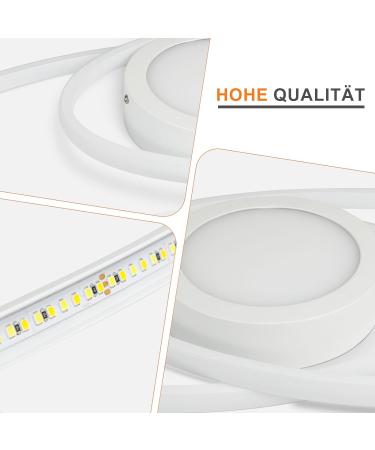 48W Dimmable Glitter LED Ceiling Lamp - Modern White Lighting for Living Room Bedroom & Office with Remote Control (3000K-6500K) - Buy Online on SooperMarket.com