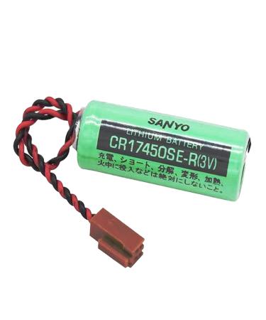 1 Pack 3V CR17450SE-R PLC Battery for FANUC A98L-0031-0012 CNC System 2500mah Non-Rechargeable