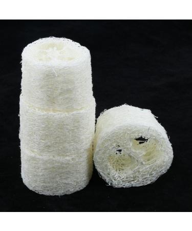 4PC Loofah Soap Dish Tray Set | Natural Loofah Sponge Rack for Bathroom & Kitchen | Durable & Strong | Ideal for Household Cleaning - Buy Online on SooperMarket.com