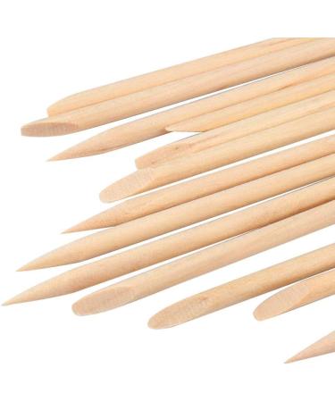 300 PCS Double Sided Wooden Orange Sticks for Manicure & Pedicure - Buy Online on SooperMarket.com