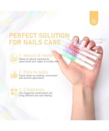 SAVILAND Cuticle Oil 6PCS Pen for Nail Growth Treatment - Nail Strengthener and Growth Oil Kit 0.08 Fl Oz (Pack of 6) - Buy Online on SooperMarket.com