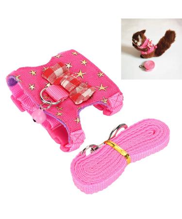 Small animal dishes pet squirrel vest dishes small animals dishes and leash set hamster dishes for ferrets guinea pigs small animals (m)