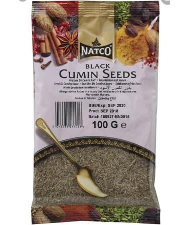 Natco Black Cumin Seeds 100g - Premium Quality Spice - Buy Online on SooperMarket.com