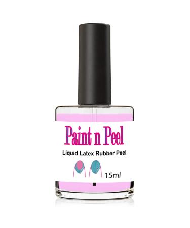 Palisade liquid tape nail polish pain n peel blue latex 15ml bottle nail art lines and dots ido beauty (Pink)