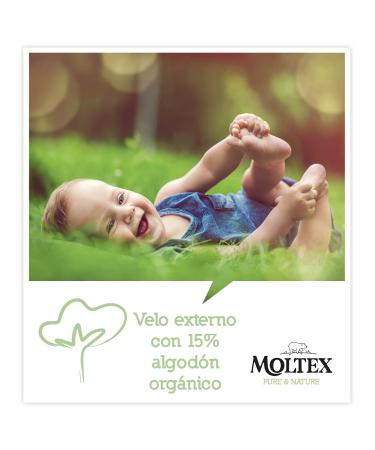 Moltex Pure & Nature Ecological Diapers Size 1 (2-5 kg) - 88 Biodegradable Diapers for Eco-Friendly Baby Care - Buy Online on SooperMarket.com