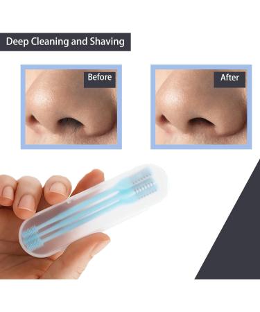 5Pcs Double Sided Nose Hair Knife Nose Hair Trimmer Nasal Hair Cutter 360 Degree Rotating Washable Portable Nasal Hair Cutter Nostril Hair Trimmer Nose and Ear Trimmer for for Men and Women - Buy Online on SooperMarket.com