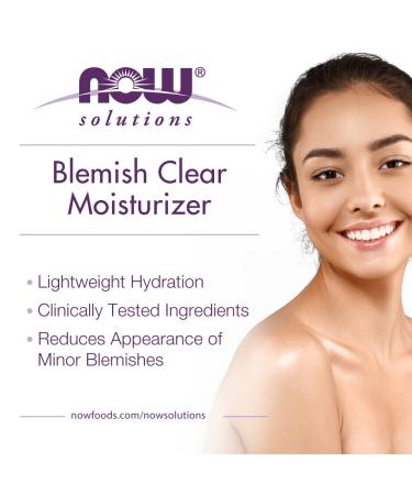 Now Foods Blemish Clear Moisturizer 2 fl oz - Acne Control & Hydration - Buy Online on SooperMarket.com