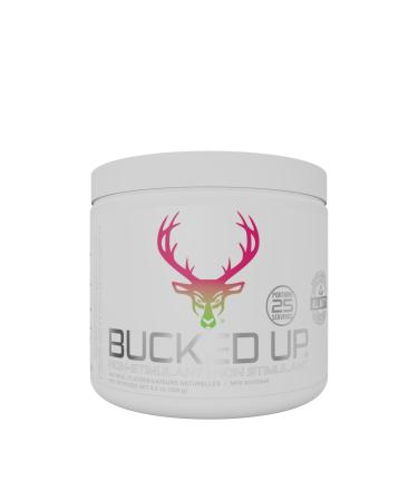 Bucked Up Non-Stim Pre-Workout: Enhance Performance Without the Jitters Caffeine Free Raspberry Lime Ricky Flavor 25 Servings