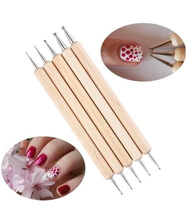 Dajidafu 1 Set Dotting Tools Two Ways Drawing Painting Carving Set DIY Design Manicure Tools Freehand Embossing Point Drill Pen - Buy Online on SooperMarket.com