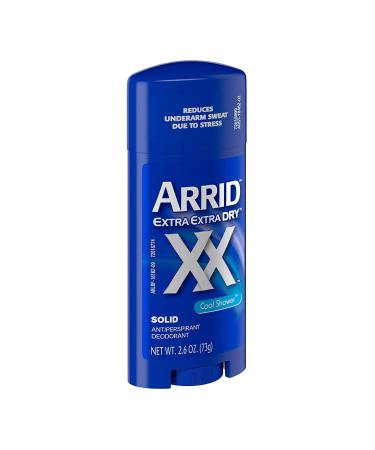 Arrid Deodorant 2.6oz Solid Xx Cool Shower (76ml) - 3 Pack - Buy Online on SooperMarket.com