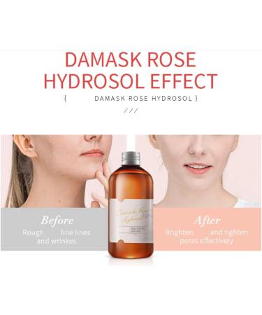 Rose Floral Water Organic Facial Skin Toner Moisturiser Hydrosol Moisturizing Hydrating Skin Caring Nourishing Water 105ml - Buy Online on SooperMarket.com