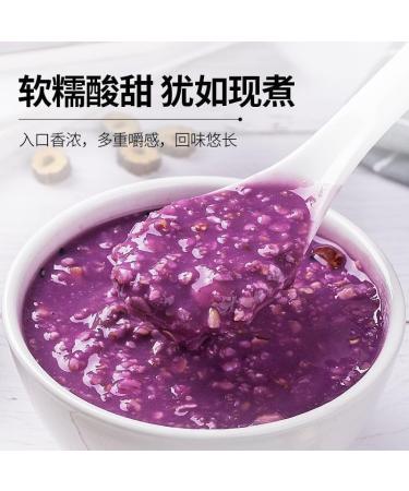 Purple potato konjac starch Soup 500g/can Ready-to-Eat Sweet potato konjac porridge Instant Breakfast Congee food replacement Grain powder Healthy and Nutritious oatmeal cereal Chinese Special (2can) - Buy Online on SooperMarket.com