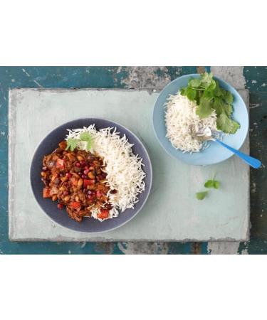 Tilda Microwave Basmati Rice Bundle with Garlic & Herb Salt Grinder - Egg Fried, Mushroom, Wholegrain Flavours - Ready in 2 Minutes - Buy Online on SooperMarket.com