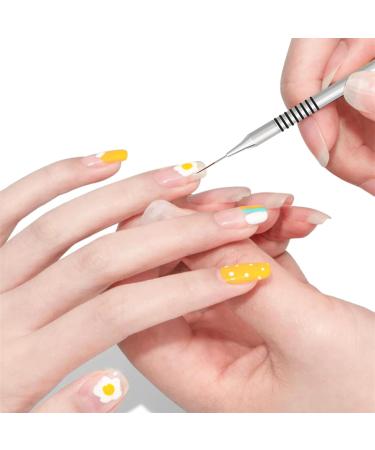 JSGHGDF 6Pcs Art Brush Striping Thin Long Line Dotting Drawing Pen Gel Polish Painting Metal Handle Striper - Buy Online on SooperMarket.com
