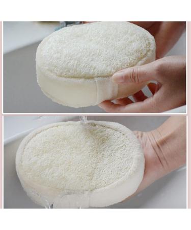 Natural Loofah Sponge Set - 3PCS Bath Shower Ball & Massage Brush for Optimal Exfoliation | Eco-Friendly & International Shipping - Buy Online on SooperMarket.com