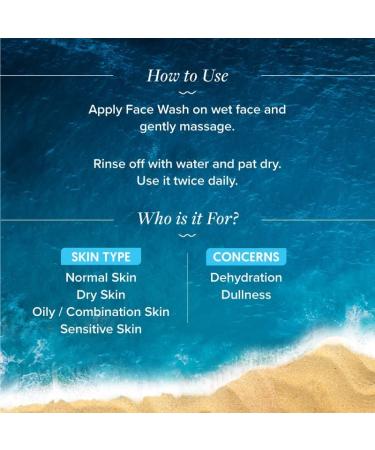 Hydrate+ Face Wash | Gentle Deep Cleansing & Hydration | Hyaluronic Acid & Coconut Water | Unisex Facial Cleanser for All Skin Types - 3.38 Fl Oz - Buy Online on SooperMarket.com