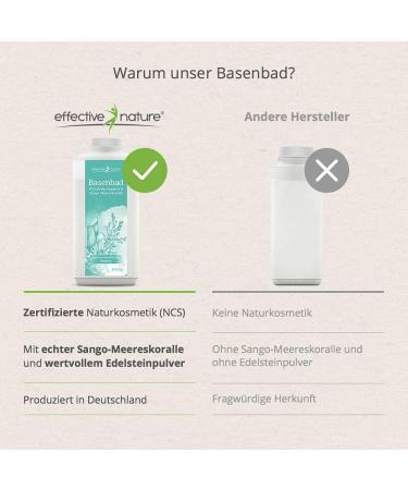 Effective Nature Basenbad 3000g with Sango Sea Coral - Smooth Skin Regenerating After Sport Additive-Free Foot Bath or Wrap - Supports Basenkur (3kg 1 Pack) - Buy Online on SooperMarket.com