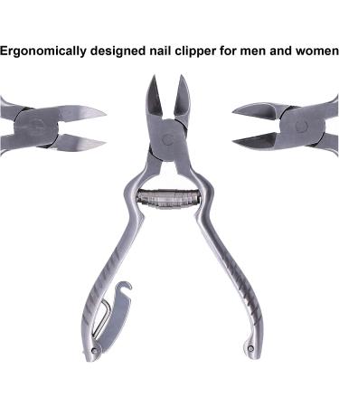 Stainless Steel Ingrown Toenails Clipper for Thick Nail Toe Nail Clippers for Thick Nail Professional Pedicure Nail Cutter for Men Women Seniors - Buy Online on SooperMarket.com