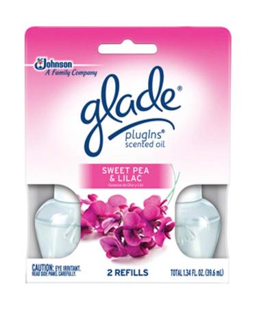 Glade PlugIns Scented Oil Air Freshener Refill Sweet Pea & Lilac 1.34 oz