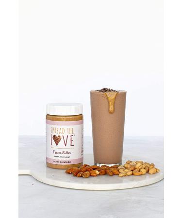 Spread The Love Power Butter - Almond Cashew 16 oz | Healthy Nut Butter - Buy Online on SooperMarket.com