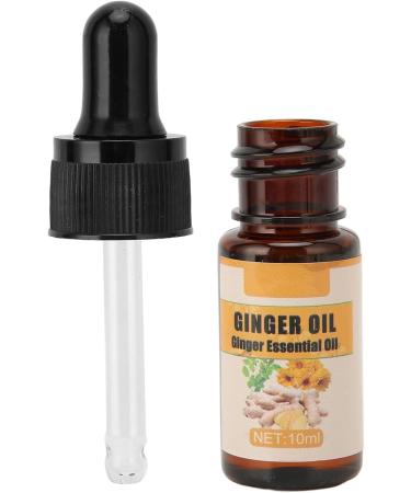 Ginger Essential Massage Oil 10ml - Natural Lymphatic Drainage & Deep Tissue Care - Buy Online on SooperMarket.com