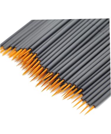 Baluue 100pcs Wand Applicator Eyeliner Liquid Eye Makeup Brushes White Liquid Eyeliner White Eye Liner 15cmX10cm Orange - Buy Online on SooperMarket.com
