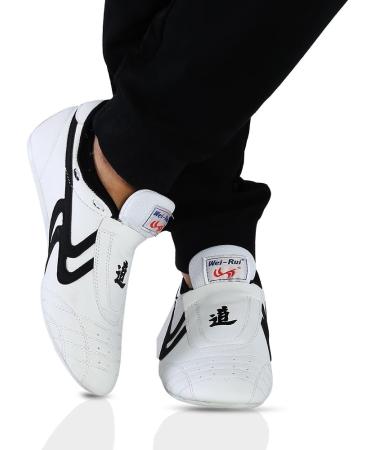 Alomejor Taekwondo Shoes - Lightweight Martial Arts Sneakers for Karate Kung Fu Tai Chi - Black Stripes Available in Medium/XX Large - Buy Online on SooperMarket.com