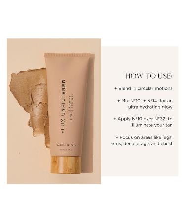 Lux Unfiltered N 10 Blurring Body Glow - Fragrance-Free Vegan Body Lotion | Instant Hydration & Blur Imperfections - Buy Online on SooperMarket.com