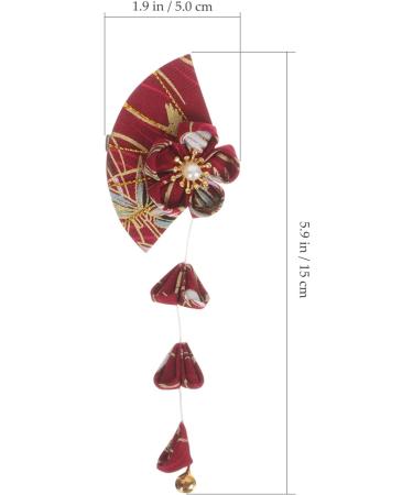 Didiseaon Wedding Decor Flower Hair Accessories Japanese Style Hair Clips Hair Barrette Tassel Flower Hairpin Traditional Tsumami Bobby Pin for Graduation Wedding Party Bridal Hair Clip - Buy Online on SooperMarket.com