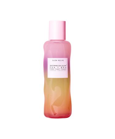 Glow Recipe Watermelon Glow PHA + BHA Pore-Tight Face Toner - PHA Hydrating Toner & BHA Exfoliant with Cactus Water  Cucumber  Tea Tree & Hyaluronic Acid for a Smooth Watermelon Glow (150ml)