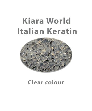 Kiara World Clear Italian Keratin Fusion Glue Beads Pellets Granules Transparent Tips for I/Tip Hair Extensions 25g - Buy Online on SooperMarket.com