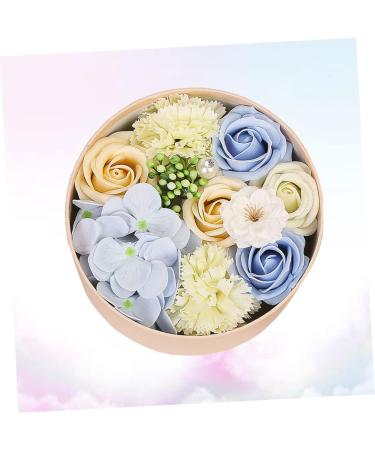 FRCOLOR 2 Pcs Soap Flower Gift Rose Soap Flowers Natural Bar Soap Natural Preserved Rose Soap Romantic Gift Rose Essential Oil Soap Rose Flower Petals Bar Soap Natural Flower Box Christmas - Buy Online on SooperMarket.com