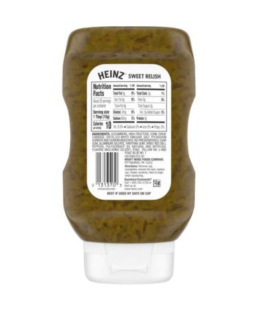 Heinz Sweet Relish 12.7 oz Bottle - Pack of 3 | Condiment for Hot Dogs & Burgers - Buy Online on SooperMarket.com