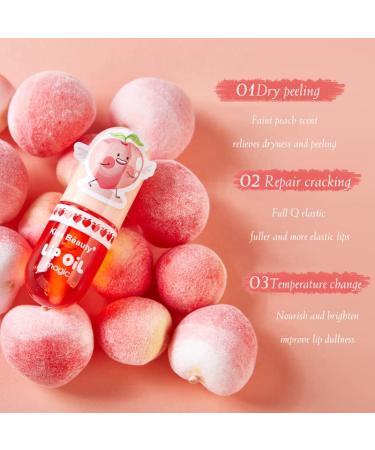 Mrettick 3-Pack Hydrating Lip Oil for Plumping & Moisturizing | Temperature Color Changing Tinted Gloss for Lip Care - Buy Online on SooperMarket.com
