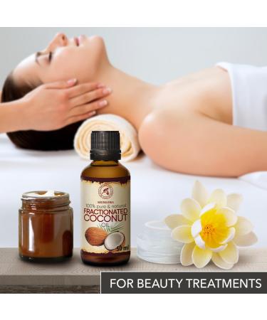 Fractionated Coconut Oil 50ml - 100% Pure & Natural Odorless Beauty Oil for Skin Hair & Massage - Best Essential Oil for Body & Facial Care - Buy Online on SooperMarket.com