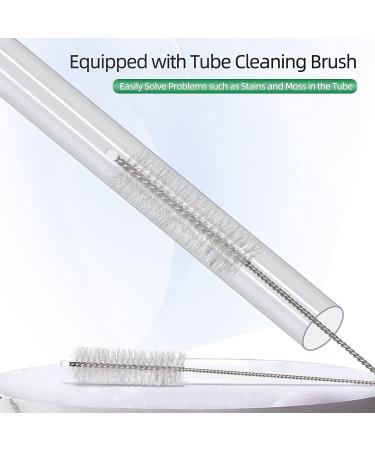 UPETTOOLS Shrimp Feeding Dish Set: Aquarium Fish Feeder Tube Kit with Ring & Brush - Buy Online on SooperMarket.com