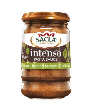 Sacla' Intenso Pasta Sauce Vine-Ripened Tomato & Olive 190g