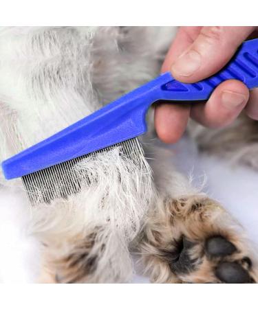 KQNM 6-Part Flea Comb Set for Dogs & Cats | Pet Tearing Stain Remover | International Shipping Available - Buy Online on SooperMarket.com