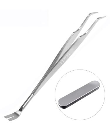 EasyULT Tick Remover Sided Stainless Steel Tick Remover with Storage Iron Box Easy Remove Ticks Tick Remover Tool for Humans Dogs Cats