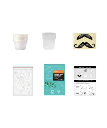Nose Wax Set - Updated Nose Hair Removal Kit for Men | 50g Wax 20 Applicators & Safe Tip | Effective Nose Hair Removal Solution - Buy Online on SooperMarket.com