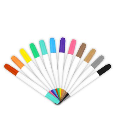 YR Dual Sided Neon Pens For Light Up LED Board, Neon Markers Applicable For Draw, Sketch, Create, Doodle, Art, Write, Learning Tablet, 12 Packs