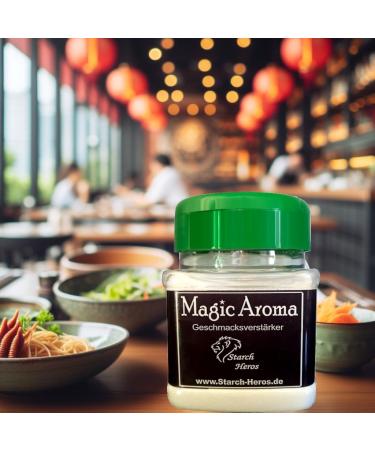 Magic Aroma Glutamate Flavour Enhancer - 200g Shaker | Starch Heros - Ultimate Seasoning for Delicious Dishes - Buy Online on SooperMarket.com