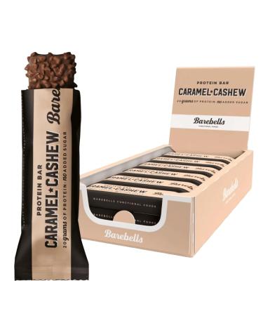 Barebells Protein Bar 55g (Caramel & Cashew Cookies & Cream Chocolate & Coconut) (Caramel & Cashew 3)
