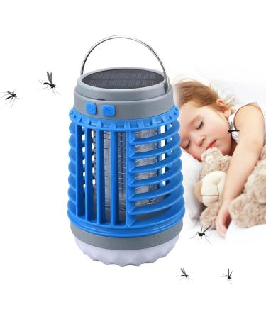 Buzzbug Mosquitoes Killers - BugZapper Outdoor - Mosquitoes Zapper - Waterproof Solar Powered Buggs Zapper - LED UV Light Indoor Mosquitoes Killers Electric Fly Zapper Lamp for Patio Backyard Purple - Buy Online on SooperMarket.com