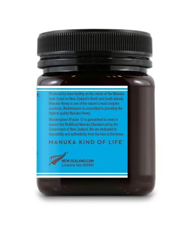Wedderspoon Raw Manuka Honey KFactor 12 - 8.8 oz - Premium New Zealand Honey - Buy Online on SooperMarket.com