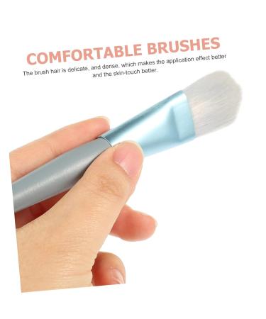 Balacoo Travel Makeup Kit - 3 Sets of Cosmetics Supplies & Brushes for Women | Blue Powder Applicator Brush Wooden Handle Beauty Set - Buy Online on SooperMarket.com
