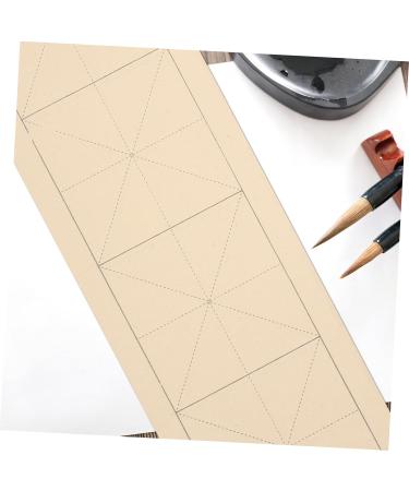 EXCEART 200 sheets Couplet Xuan Art Paper Sumi China Chinese Grid Japanese Rice Writing Calligraphy for As Shown 39x12cm - Buy Online on SooperMarket.com
