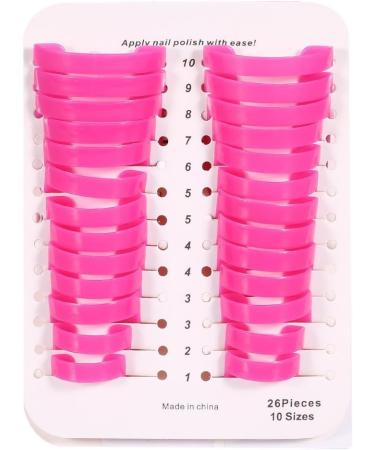 Delaman Nail Polish Protector Guards 26PCS - Gel Nail Tips Anti-Spill Holder Clip, Cuticle Guard & Skin Barrier Manicure Tool - Buy Online on SooperMarket.com