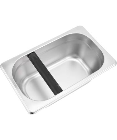 Cikonielf Knock Box Stainless Steel Coffee Slag Grind Bucket Container Coffee Machine Accessory for Home Bar Coffee Shop - Buy Online on SooperMarket.com